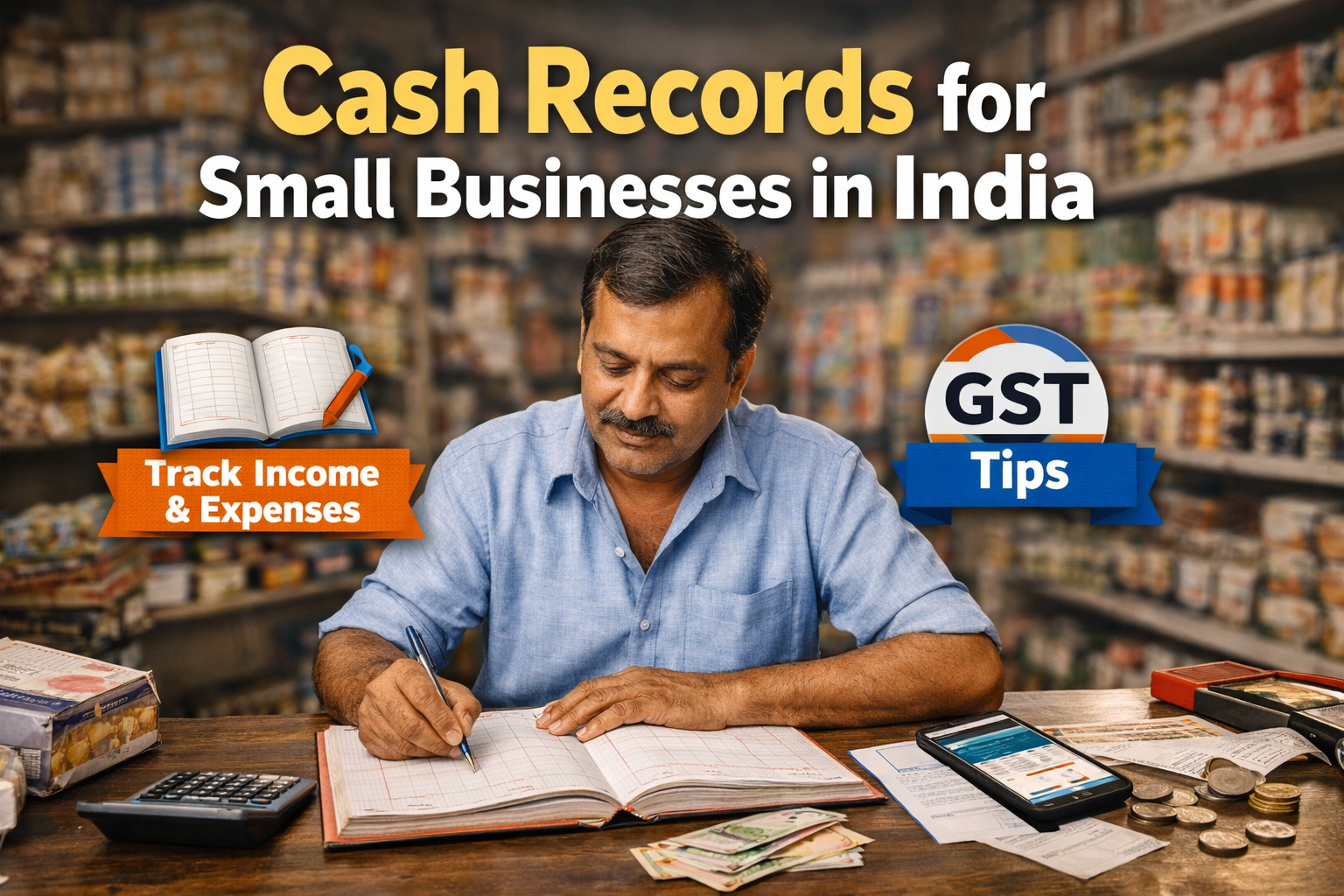How to Maintain Cash Records for Small Businesses (Complete Guide 2026)